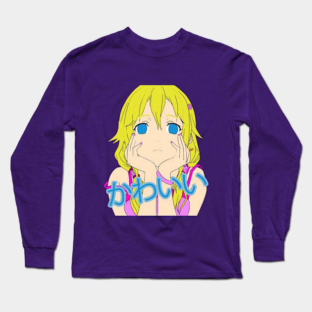 kawaii Long Sleeve T-Shirt by sarahnash